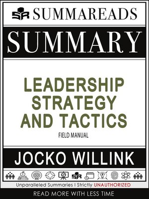 cover image of Summary of Leadership Strategy and Tactics